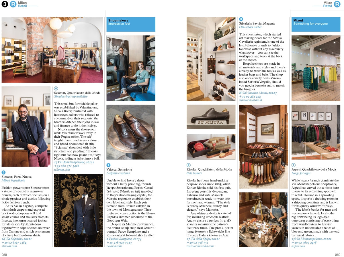 Milan: The Monocle Travel Guide, farbenfrohe Illustrationen im Innenteil