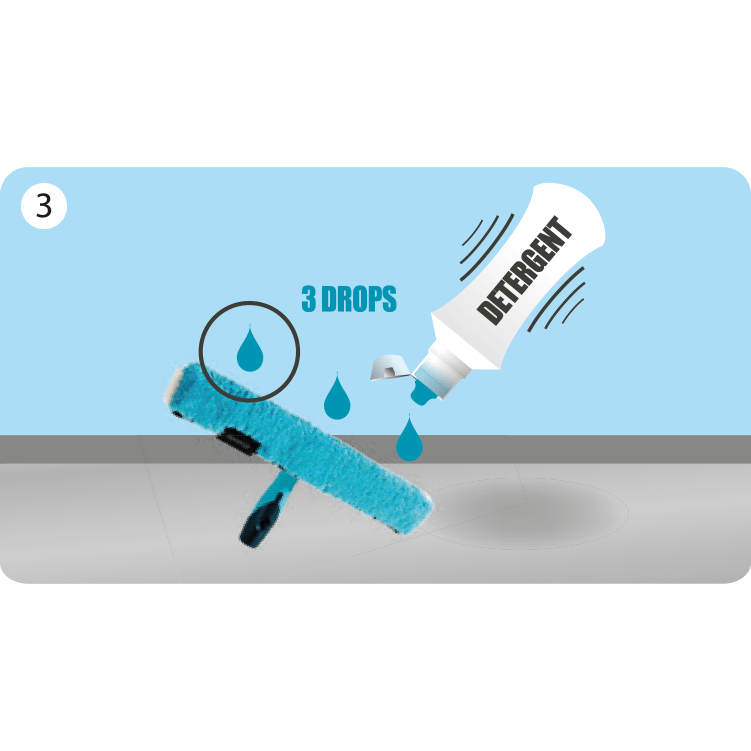 MOERMAN Squeeze Deluxe Glasreiniger, ideal für streifenfreies Reinigen