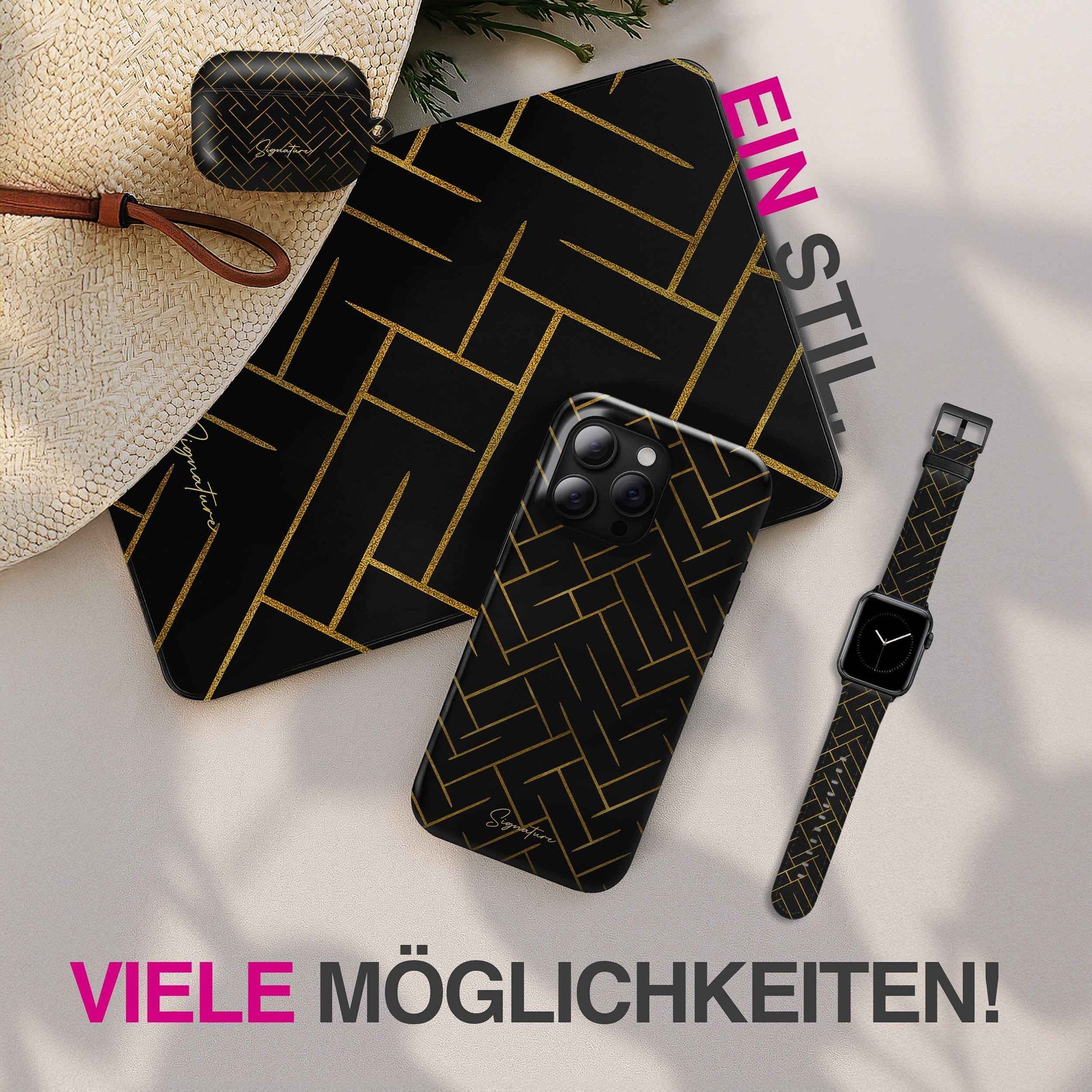 Noir - AirPods 4 Hülle