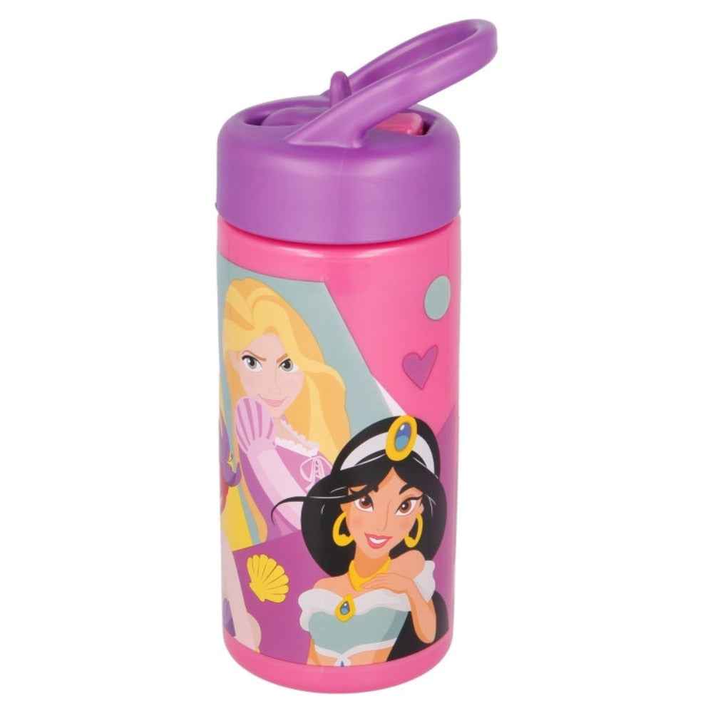 Disney Prinzessinnen Plastik Flasche 410 ml Trinkflasche Kinder Sportflasche