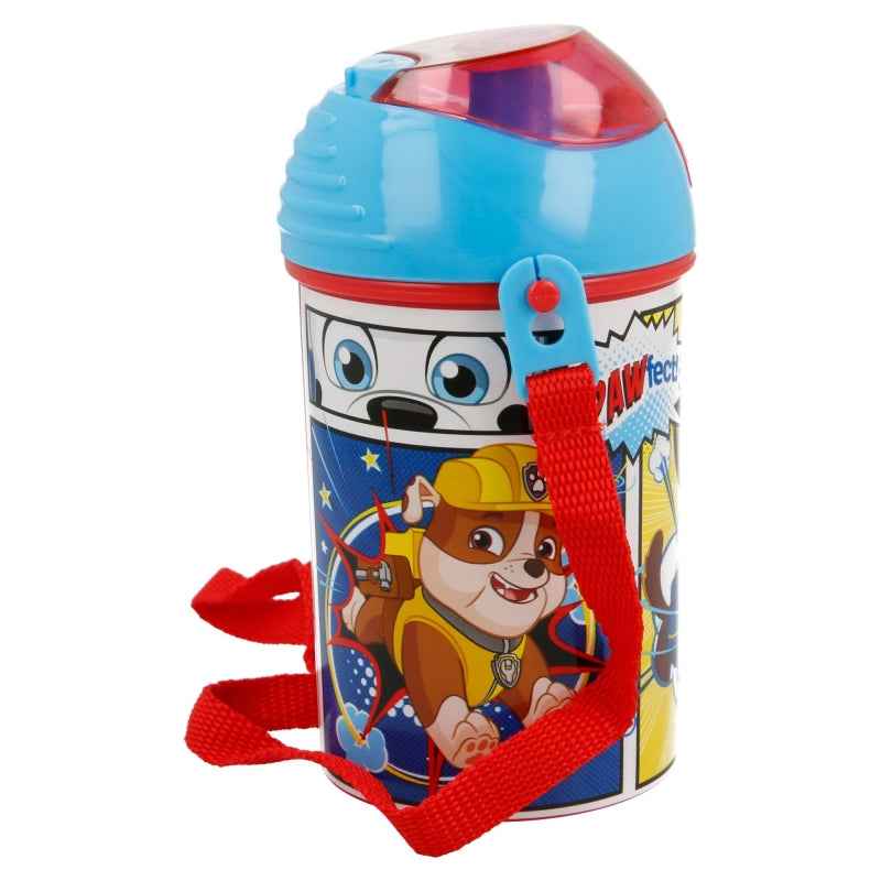 Paw Patrol Pop-Up Plastik Flasche 450 ml Helfer auf vier Pfoten