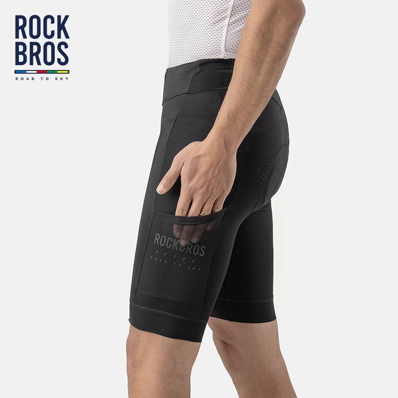 ROAD TO SKY Herren Fahrradhose Zeus, elastischer Bund, atmungsaktive Radlerhose mit 4D Sitzpolster