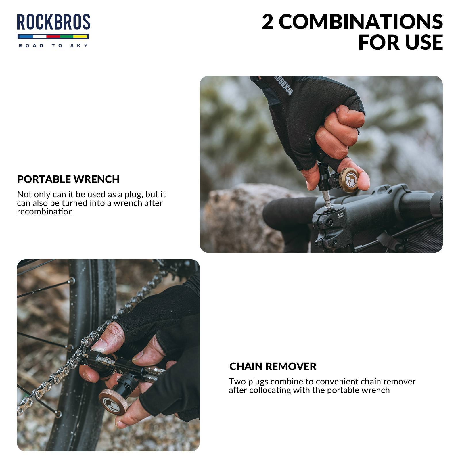 Praktisches Reparaturset mit Kettenabzieher, ideal für Radfahrer von Zeus