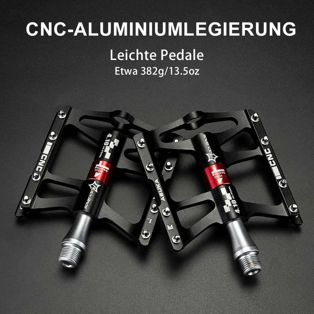 Zeus Fahrrad Pedale 9/16 für Mountainbike in Schwarz mit langlebiger Bauweise