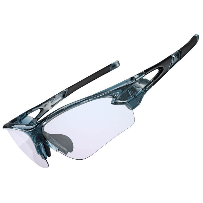 ROCKBROS Photochromatische Fahrradbrille für Damen und Herren in Schwarz