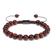 Armband Rotes Tigerauge Perlen 8mm