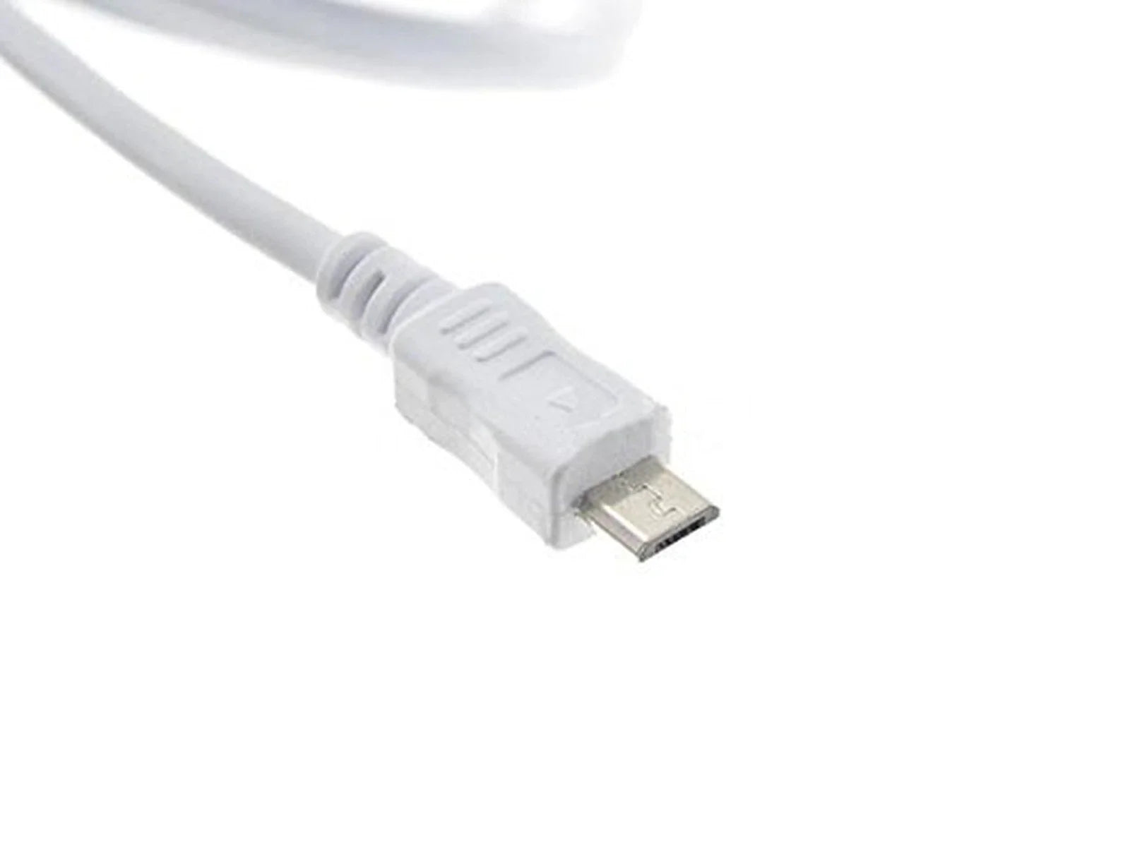 Micro-USB-Kabel 2 m weiß Datenkabel Ladekabel für Smartphones | System-S