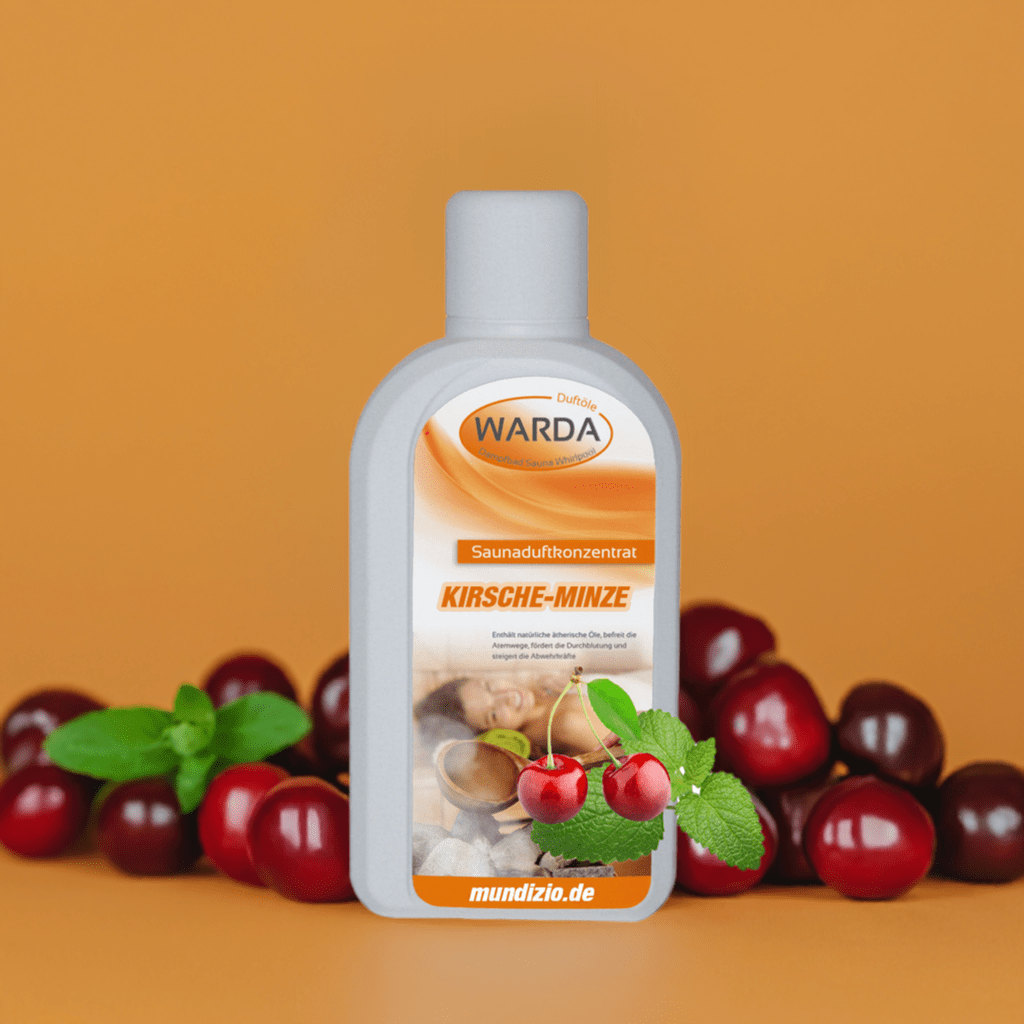 Warda Kirsche-Minze Sauna Aufguss in eleganter Verpackung