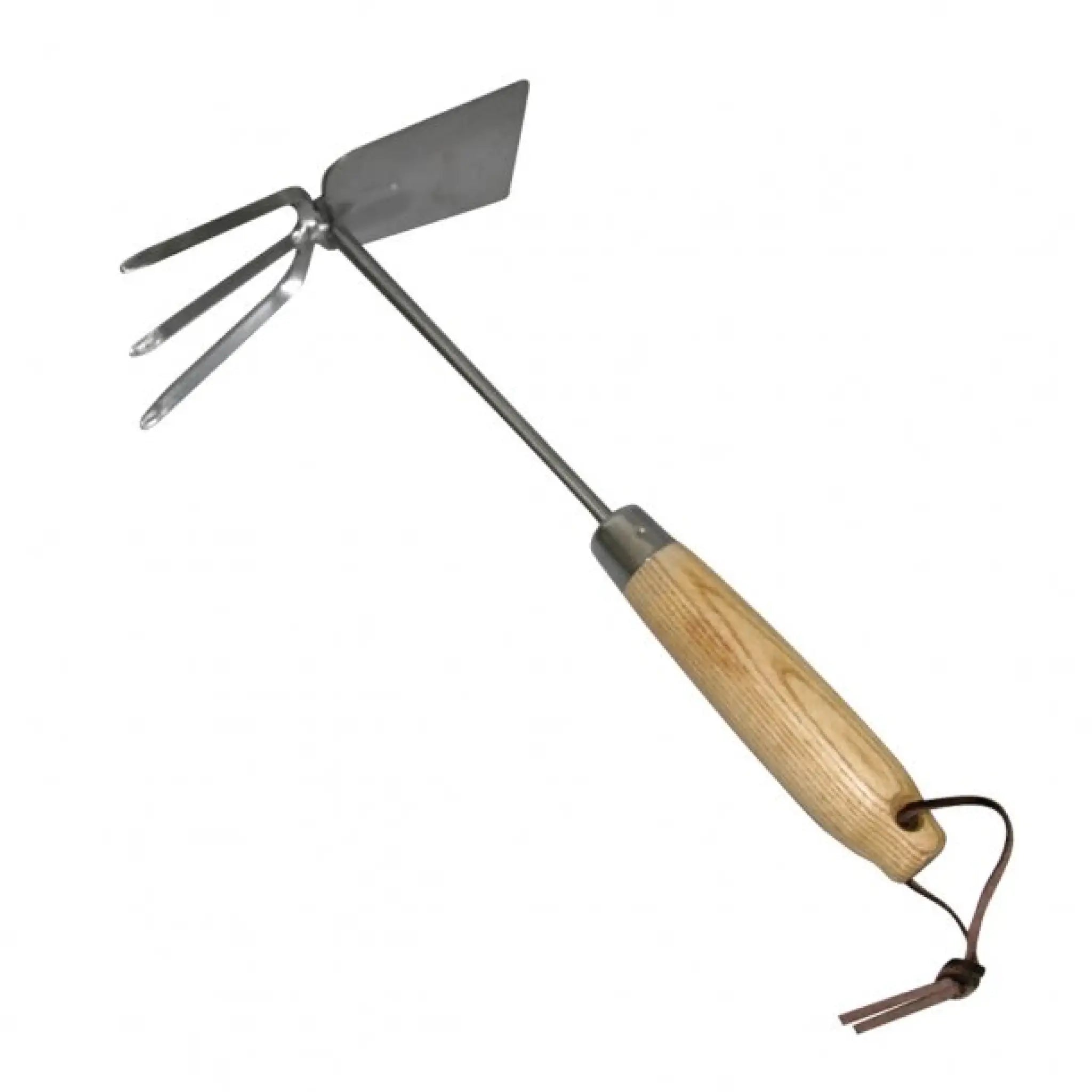 Gartenwerkzeug-Set 14-teilig Edelstahl Eschenholzgriff silber braun | Miamonda