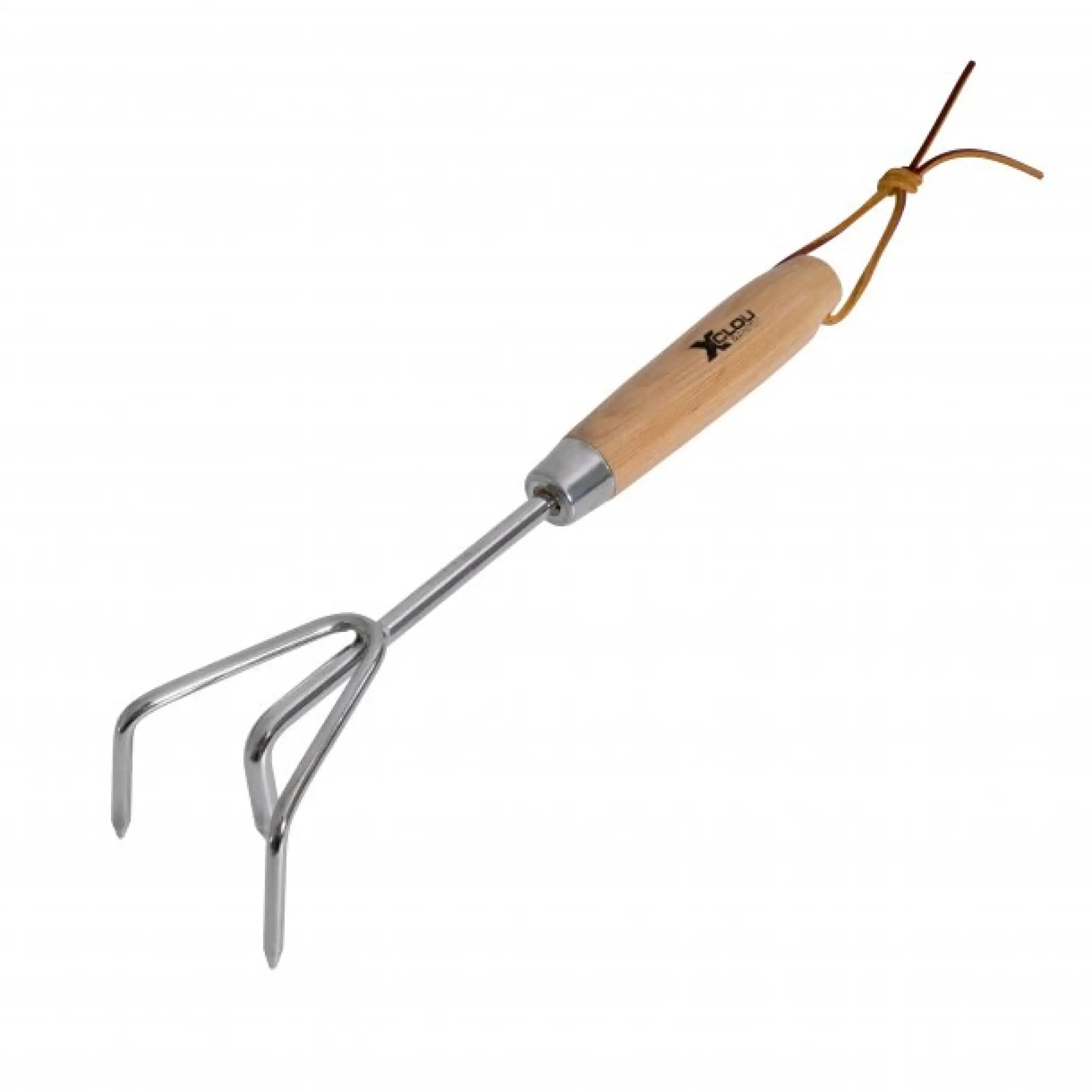 Gartenwerkzeug-Set 14-teilig Edelstahl Eschenholzgriff silber braun | Miamonda