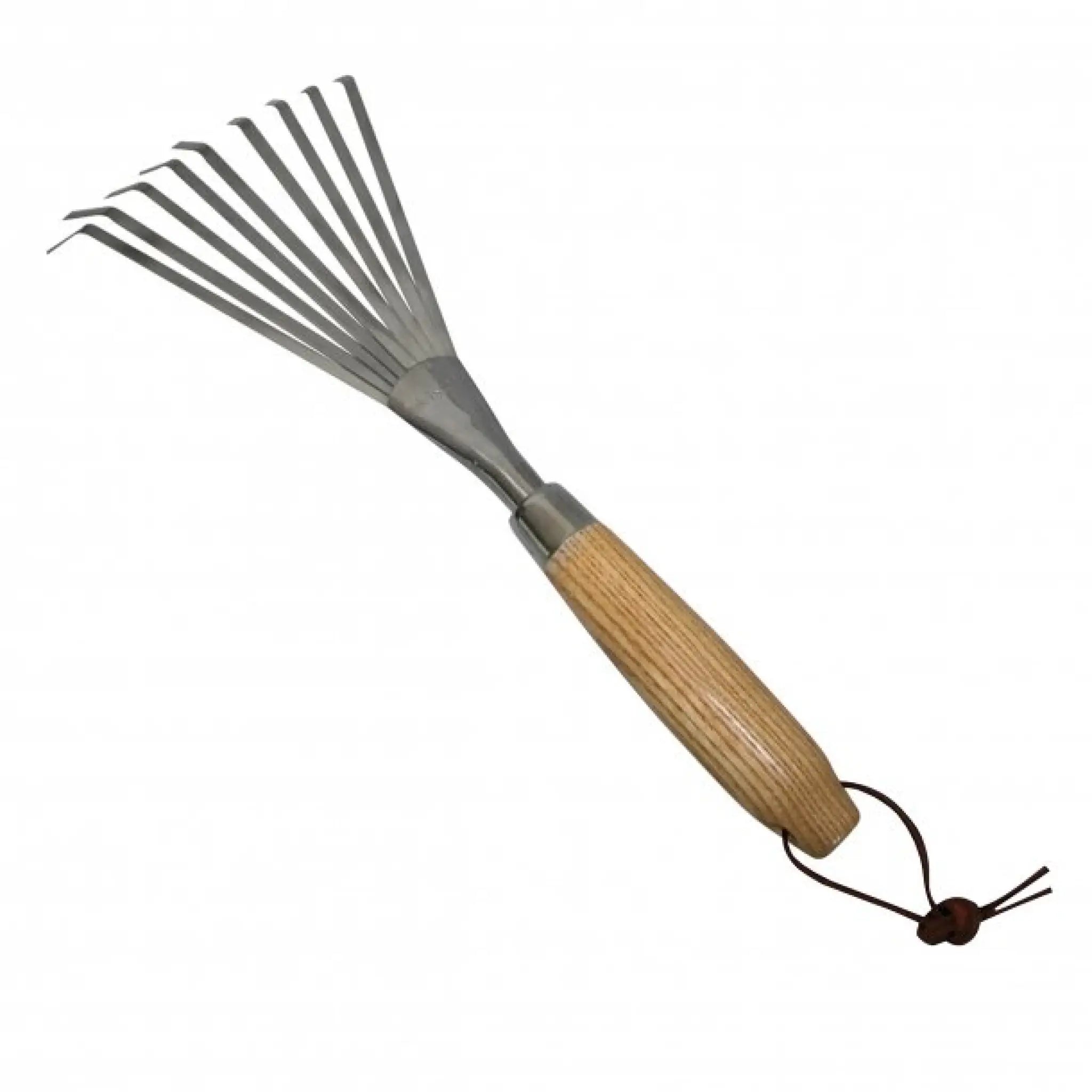 Gartenwerkzeug-Set 14-teilig Edelstahl Eschenholzgriff silber braun | Miamonda