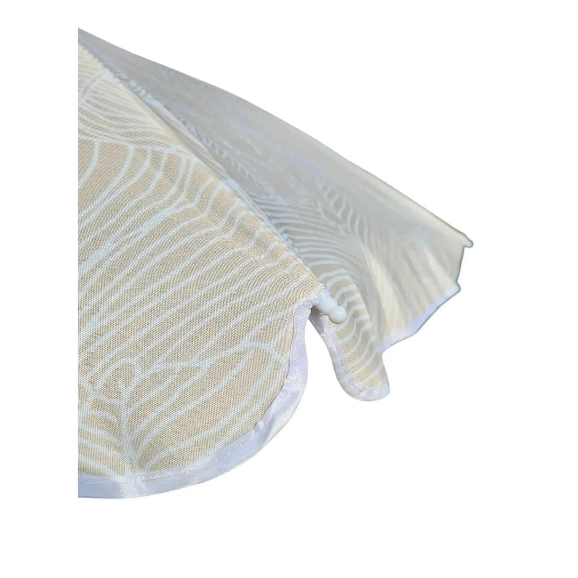Sonnenschirm Strandschirm Balkonschirm grün creme braun 160 cm UV Schutz 30+