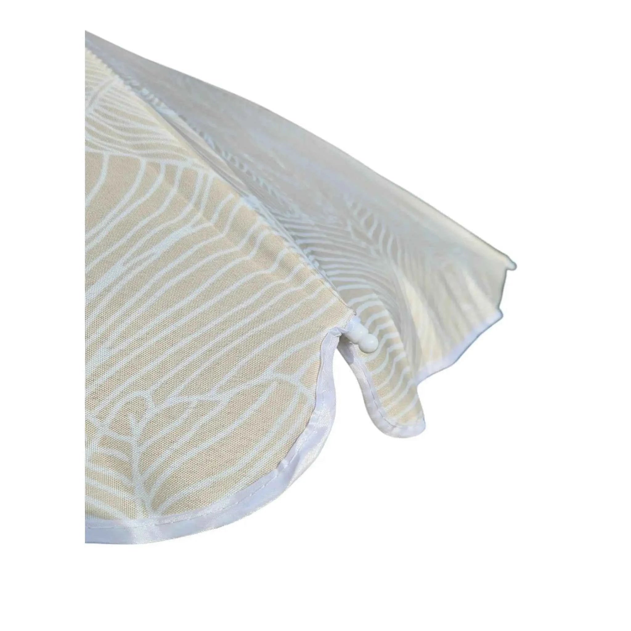 Sonnenschirm Strandschirm Balkonschirm grün creme braun 160 cm UV Schutz 30+
