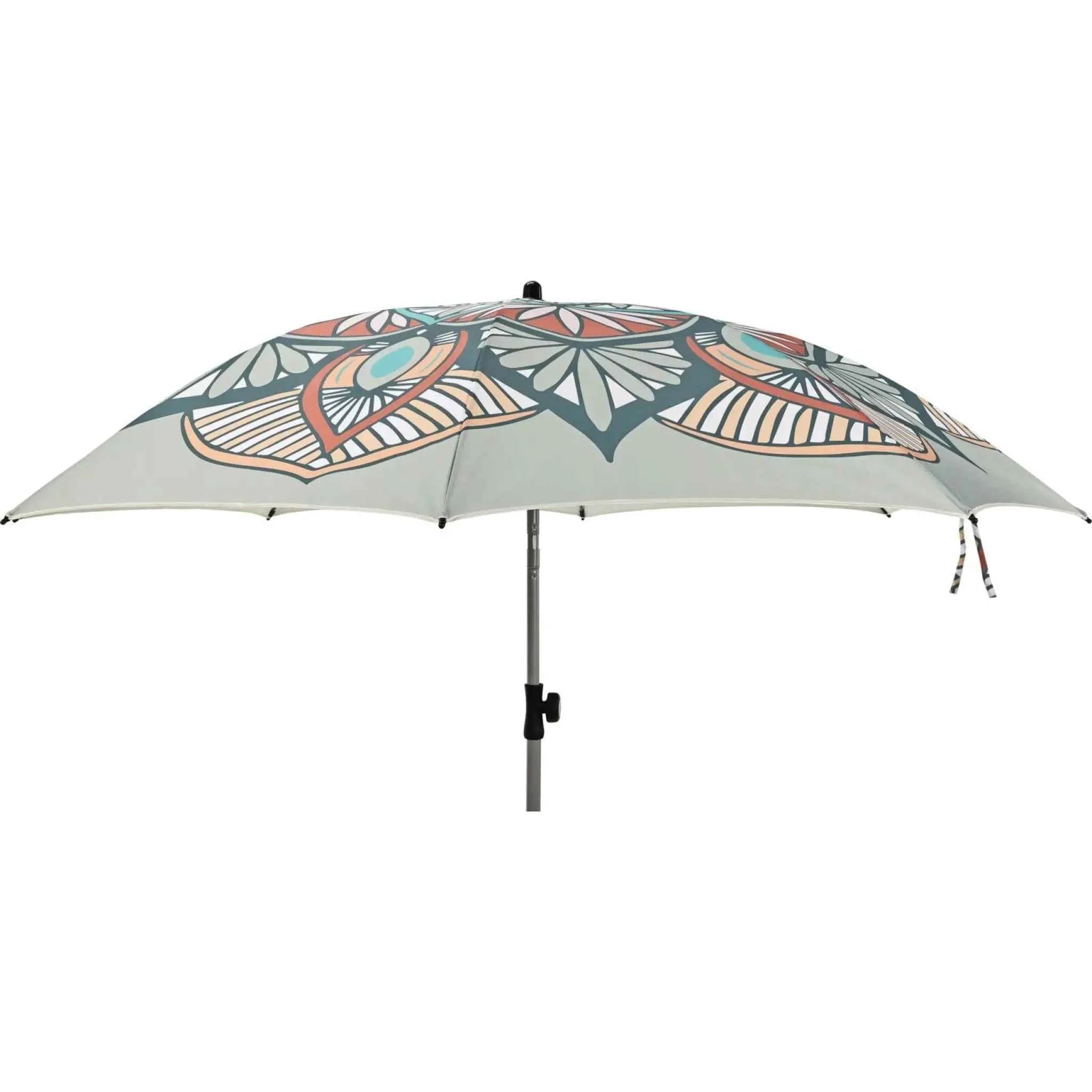 Sonnenschirm Strandschirm Marrakesch grau UV 50+ Knickbar 180 cm inkl. Schutzhülle