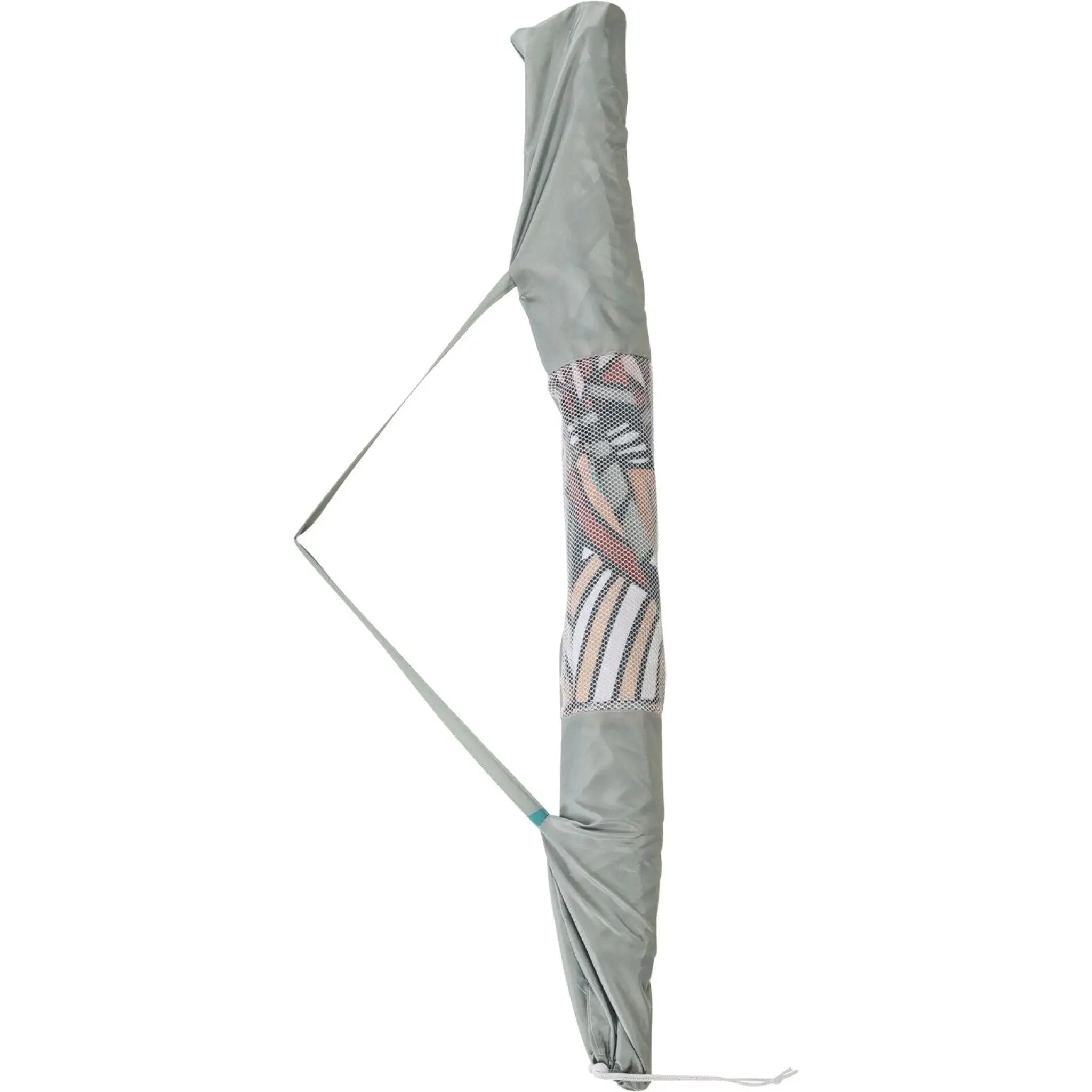 Sonnenschirm Marrakesch grau 180 cm UV 50+ knickbar inkl. Schutzhülle | Miamonda