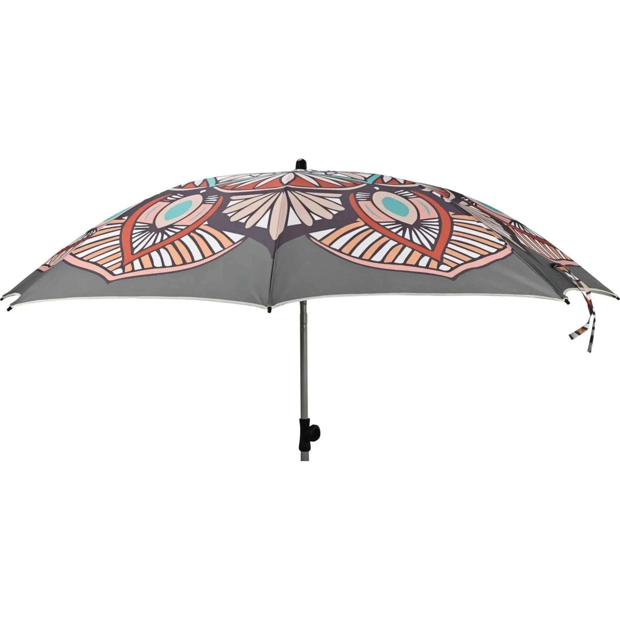 Sonnenschirm Strandschirm Marrakesch grau UV 50+ Knickbar 180 cm inkl. Schutzhülle