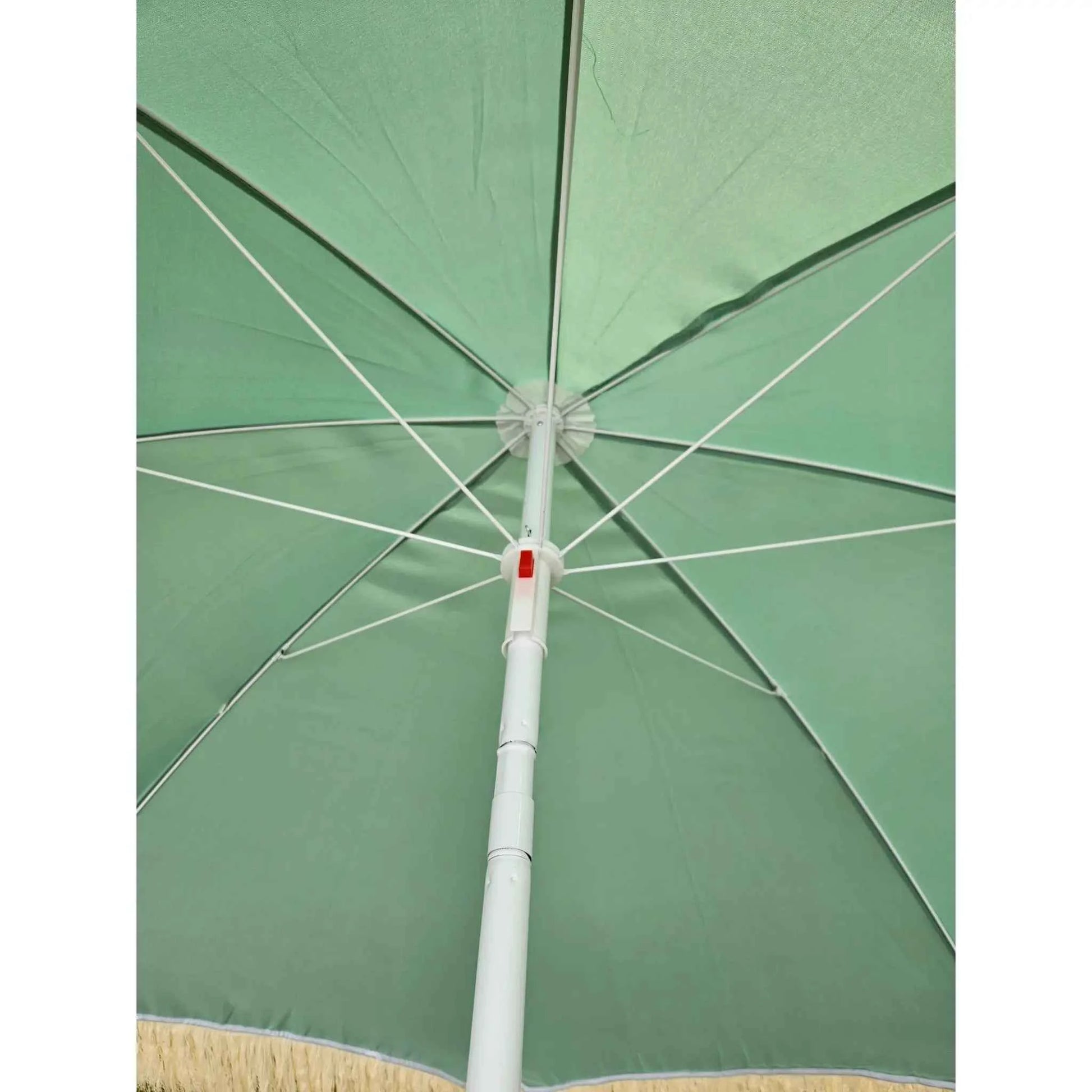 Sonnenschirm Strandschirm Schirm UV Schutz mit Fransen Tasche knickbar Ø 150 cm