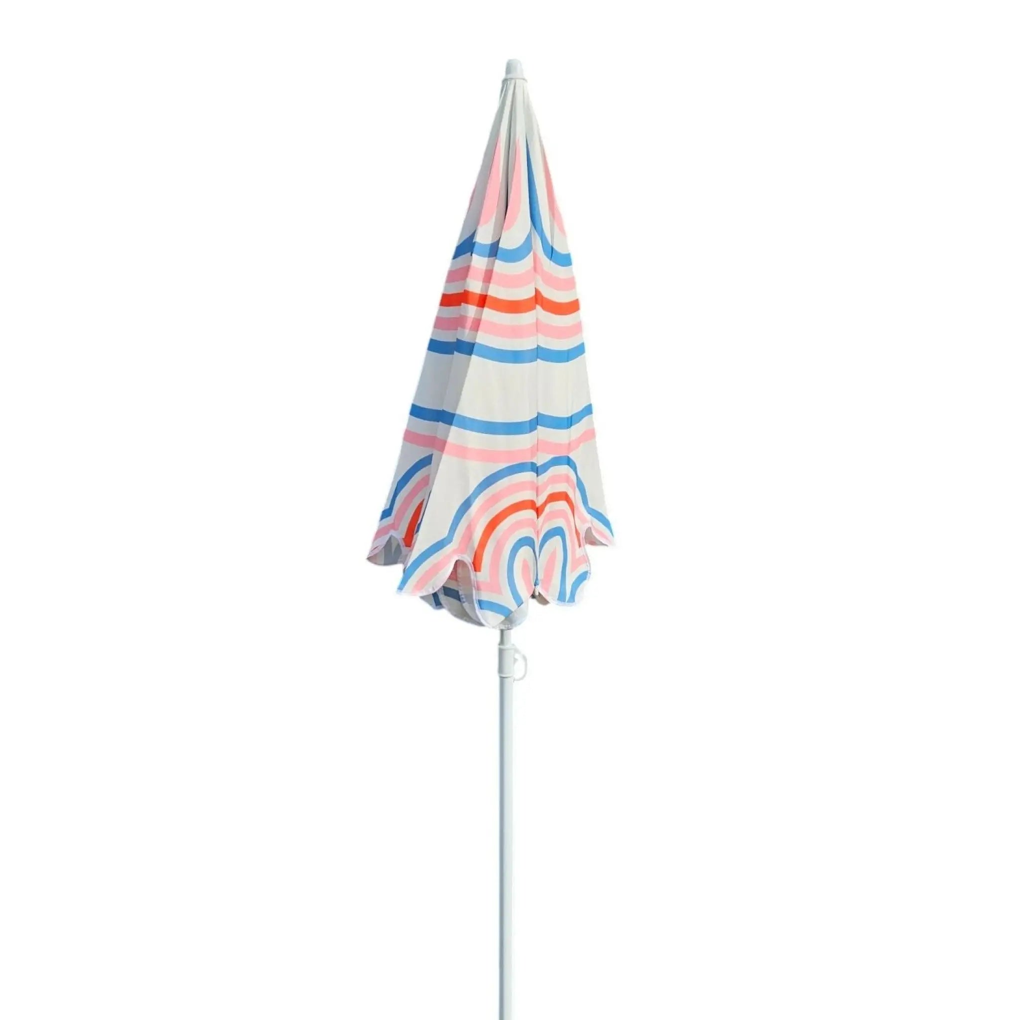 Sonnenschirm Strandschirm UV 30+ 140 cm mehrfarbig mit Tragetasche | Miamonda