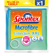 Spontex Mikrofasertuch Collection XXL, blau, ultra saugfähig und strapazierfähig