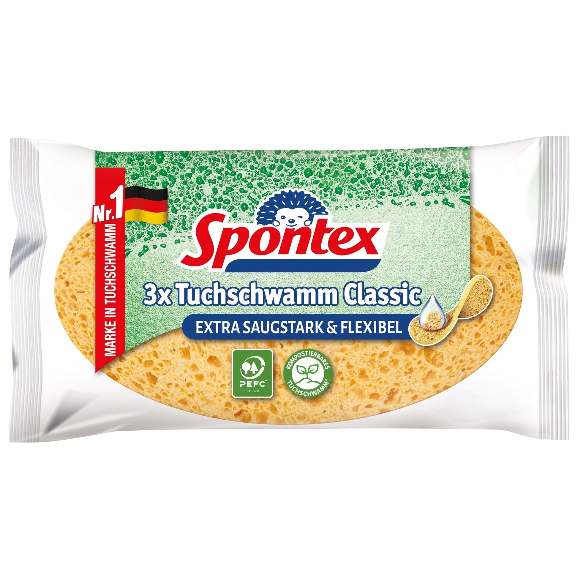 Spontex Tuchschwamm Classic - der perfekte Alleskönner für dein Zuhause - Bild 1