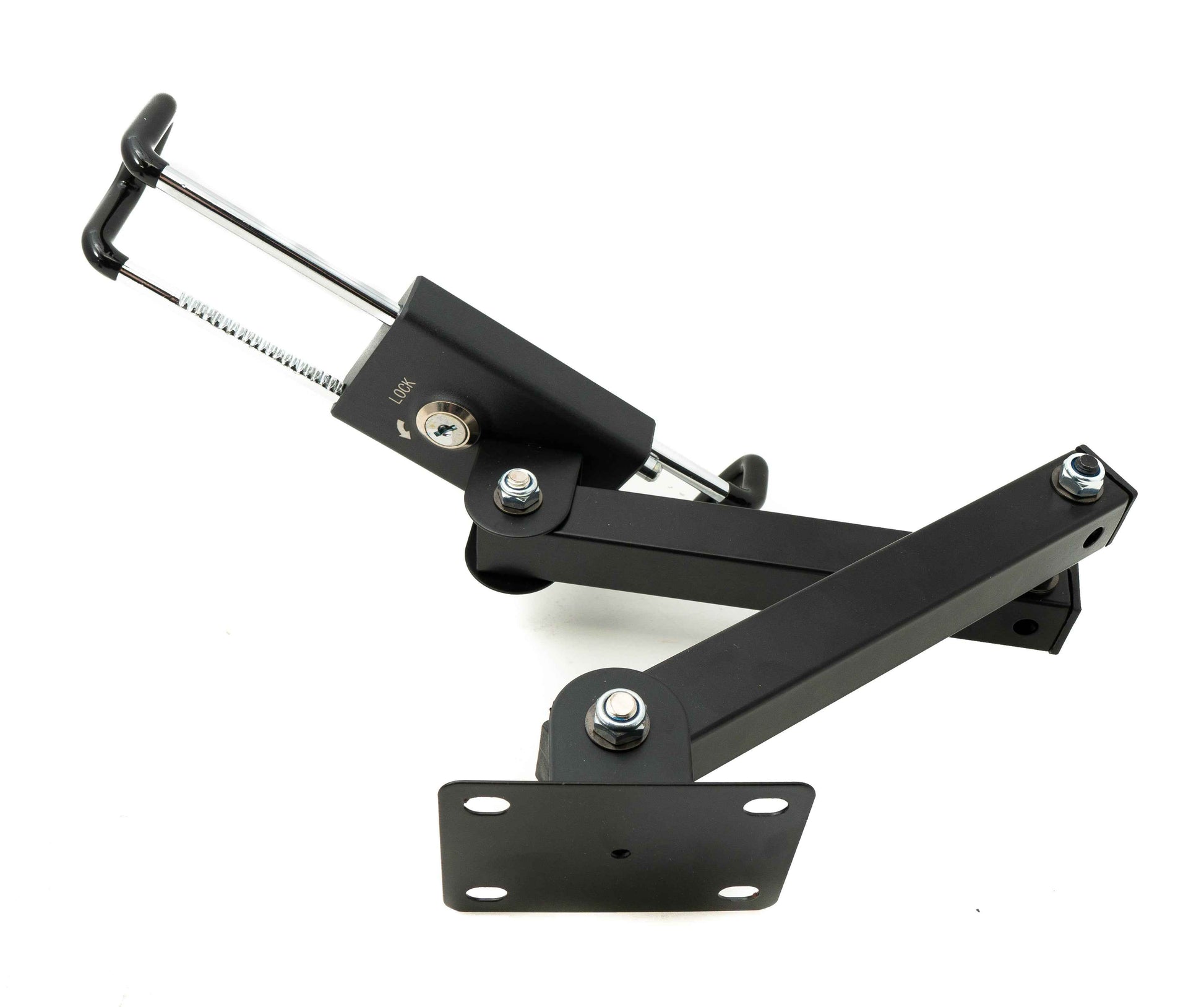 SYSTEM-S Wand Decke Halterung Aluminium Arm 180° neigbar drei Gelenke für Tablets von 15 - 30 cm