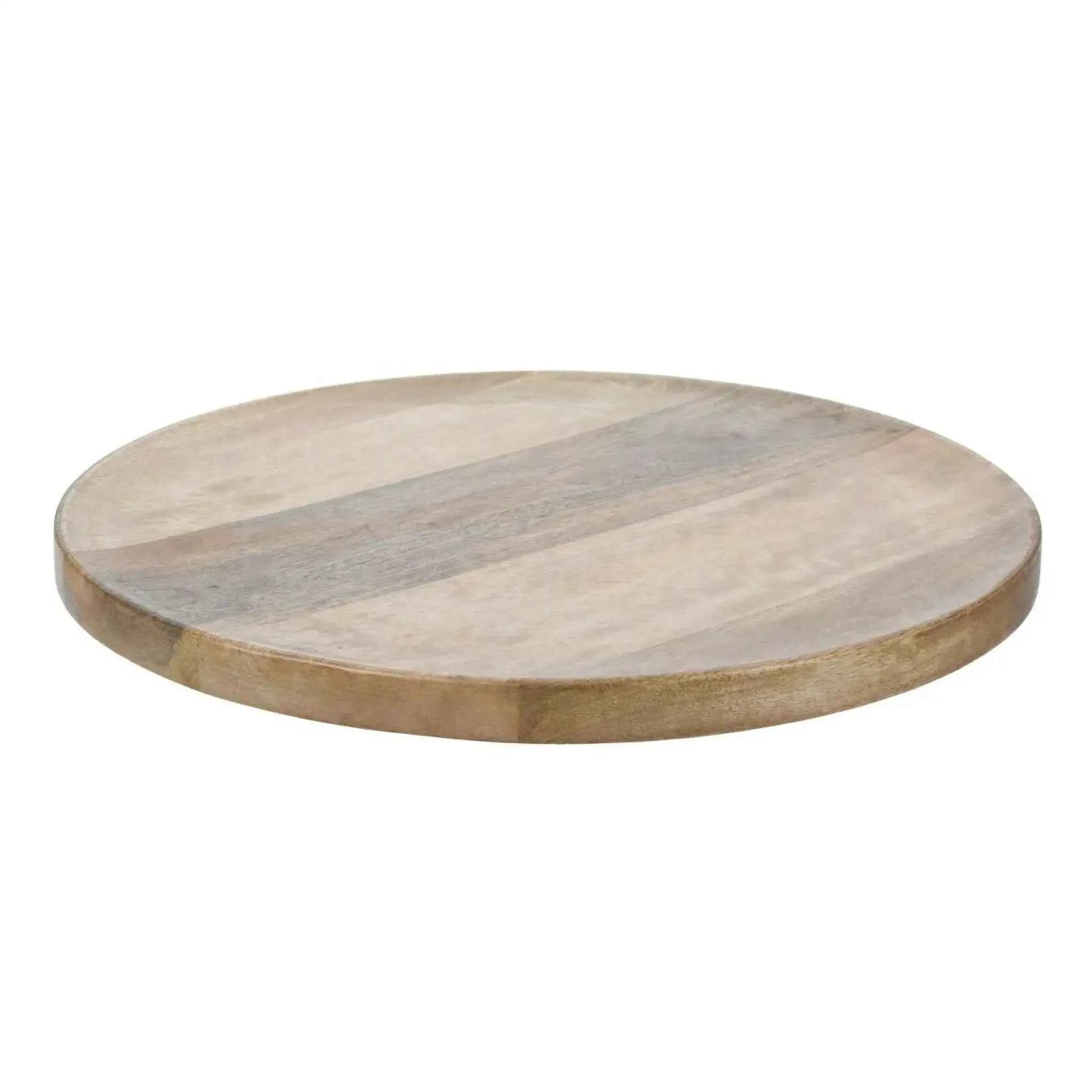 Teller Holzteller Mango Dekoteller Tischdeko Mangoholz Deko Schale Holz Ø 38 cm