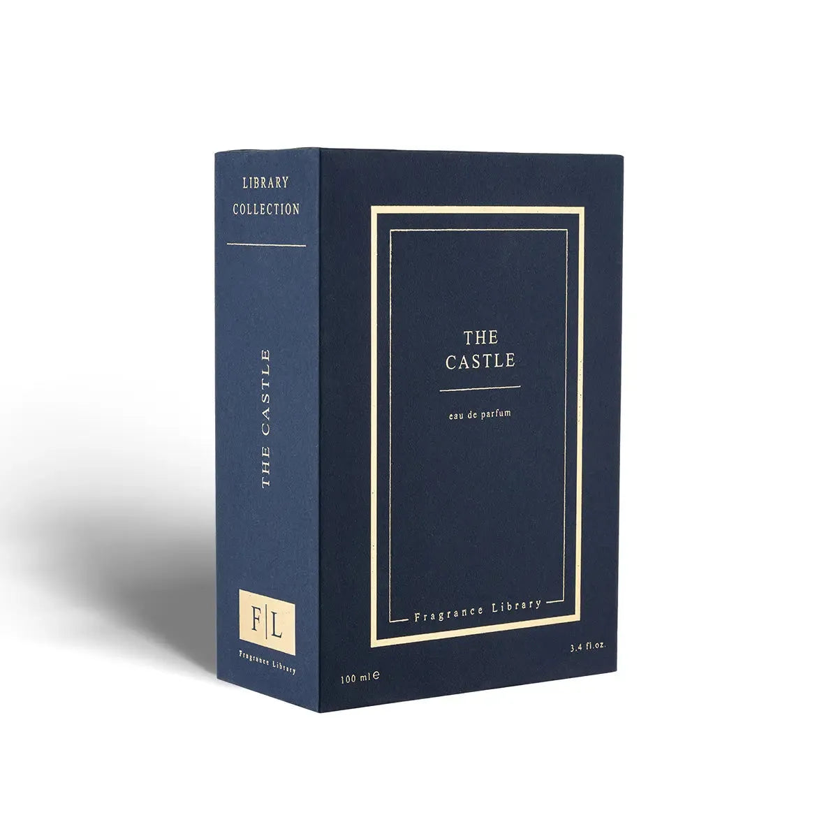 Fragrance Library The Castle Eau de Parfum Detailansicht mit goldenen Akzenten