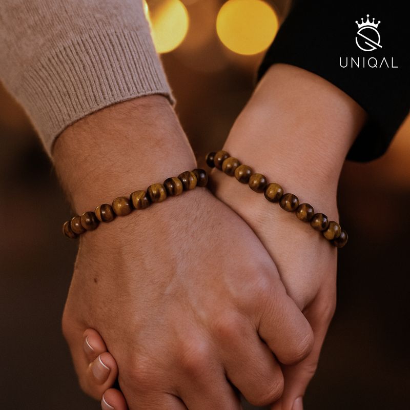 Perlenarmband aus gelbem Tigerauge 8mm – Stilvolles Accessoire für jeden Anlass - Bild 3