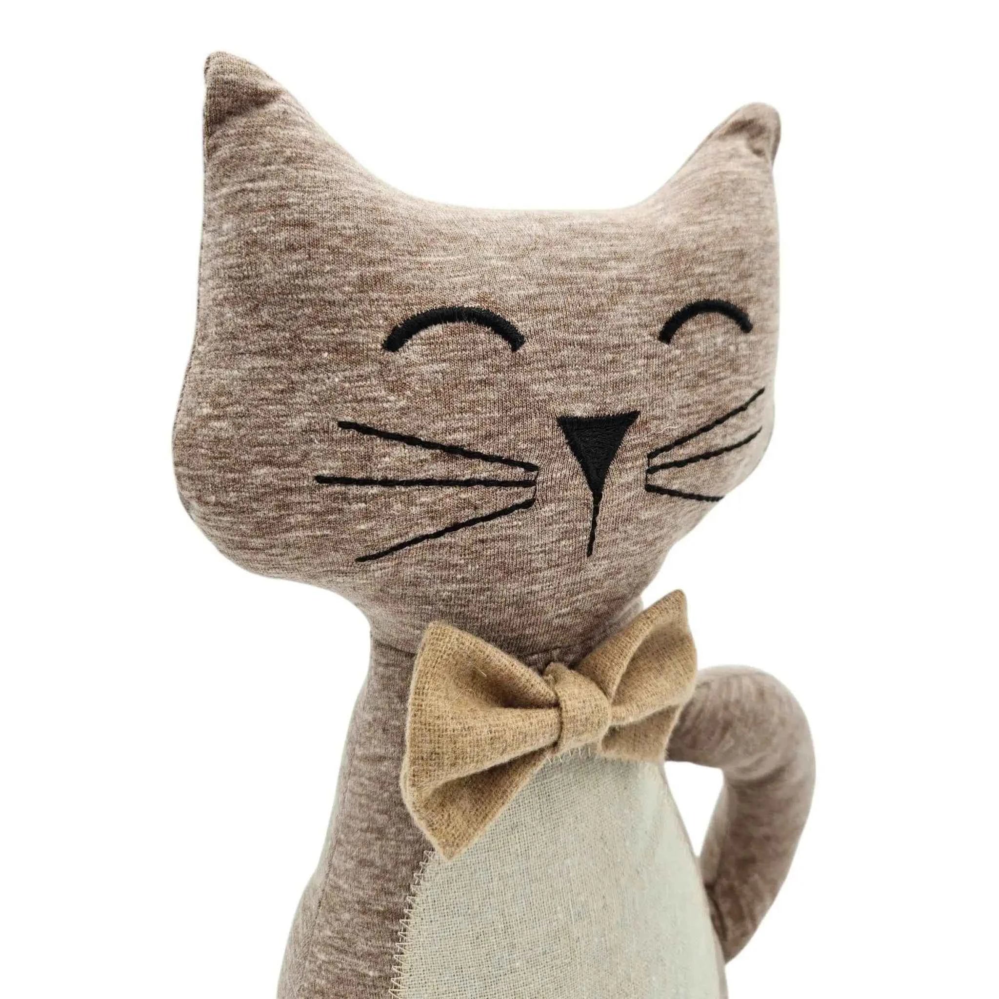 Türstopper Katze Molly Türhalter Sandfüllung Stofftier Deko Katze 30 cm
