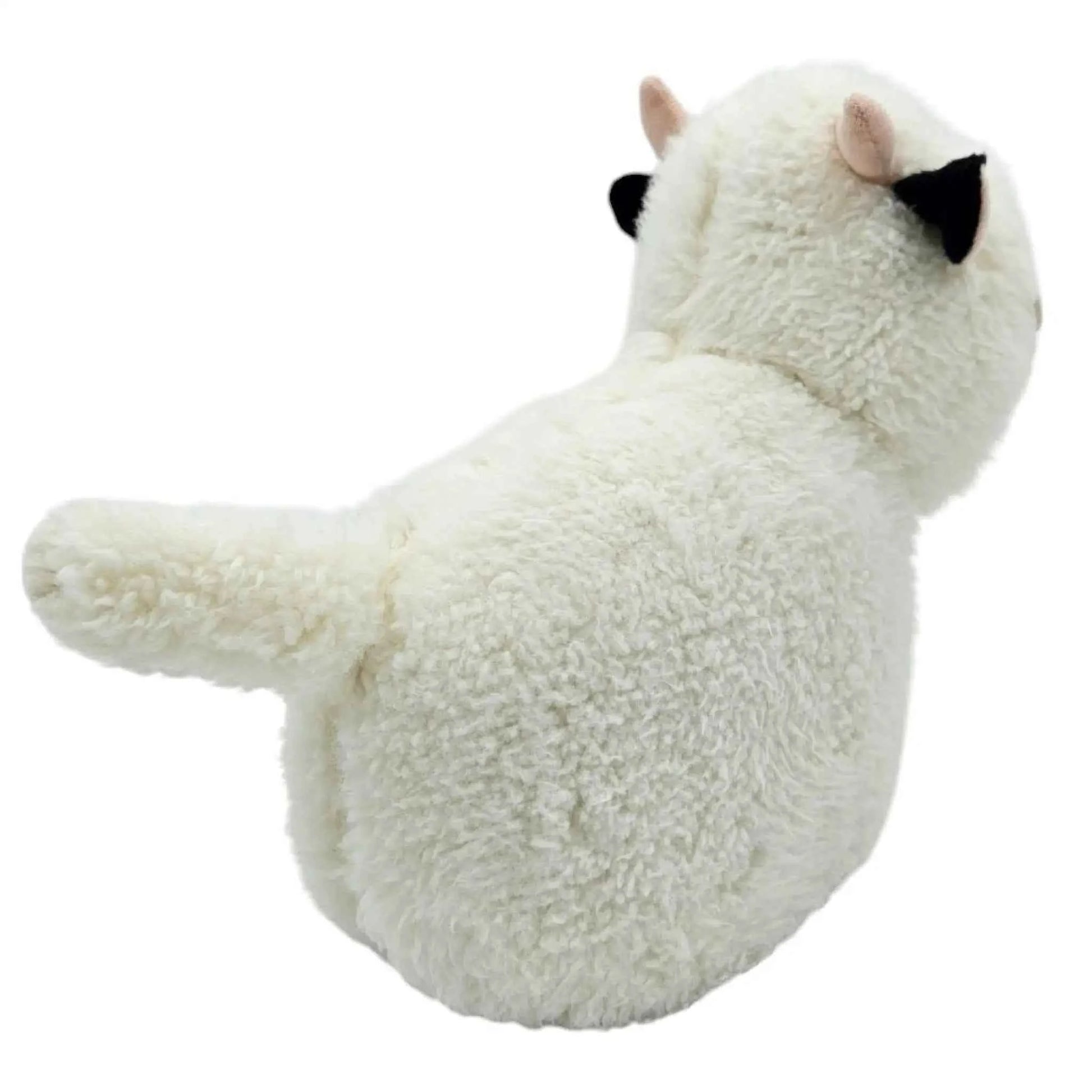 Türstopper Türsack Schaf Kuh Hund Türpuffer für Boden Stoff und Sand weiß beige