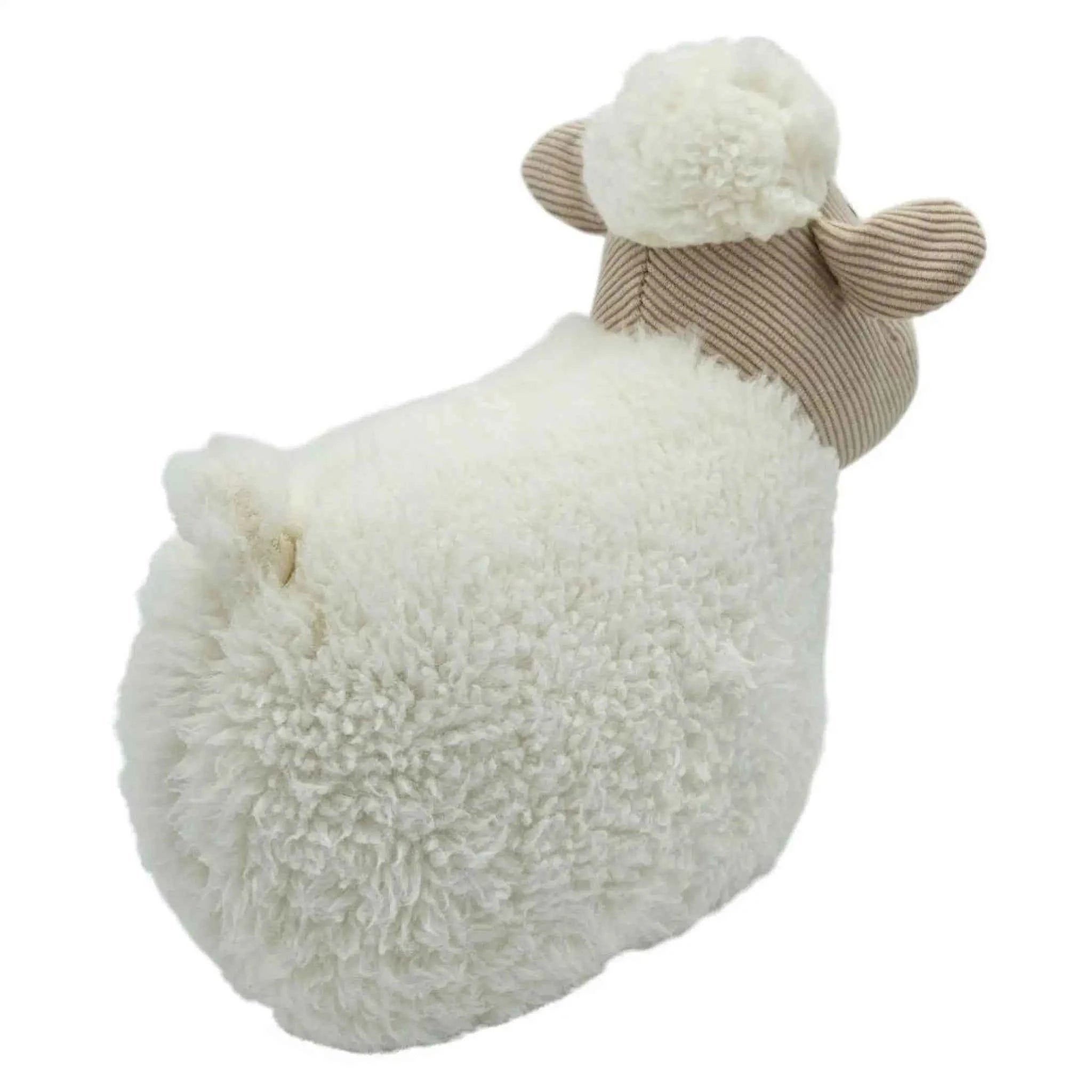 Türstopper Türsack Schaf Kuh Hund Türpuffer für Boden Stoff und Sand weiß beige