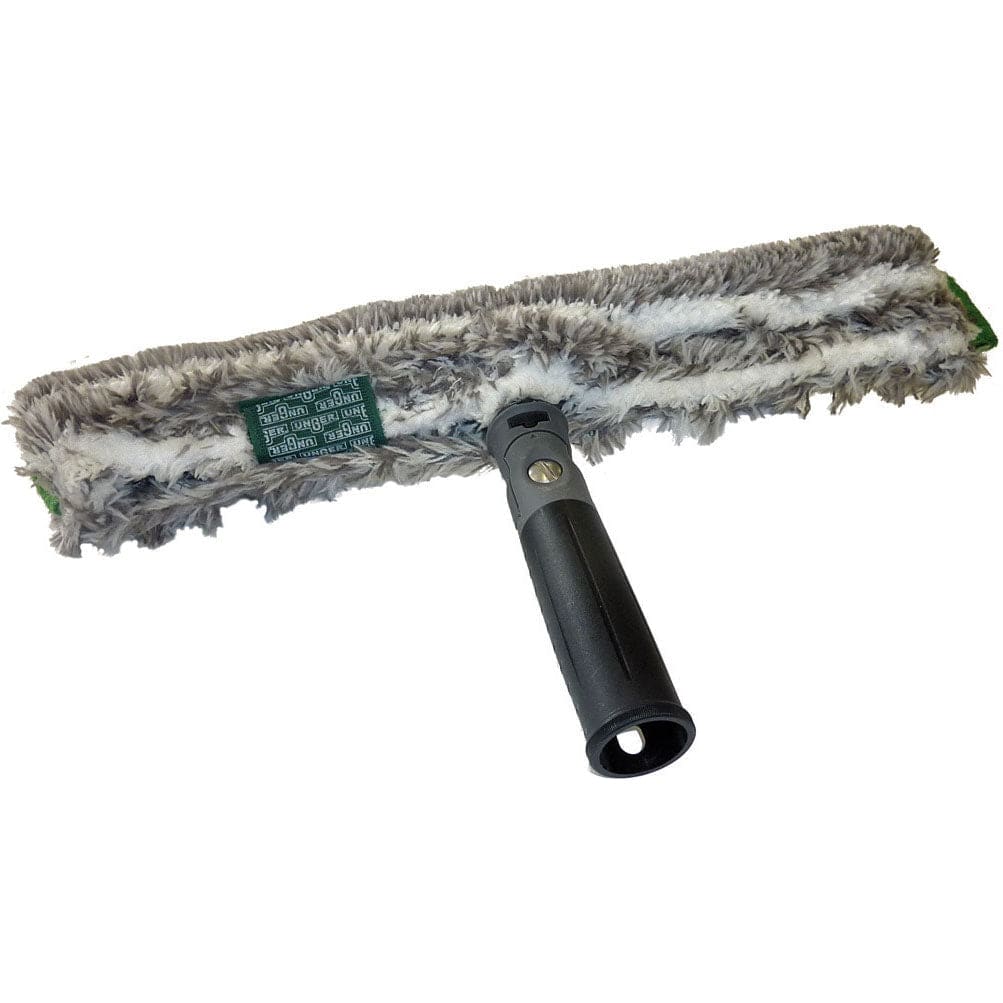 UNGER ErgoTec NinJa Einwascher in Blau mit ergonomischem Griff und flexibler Wischfläche