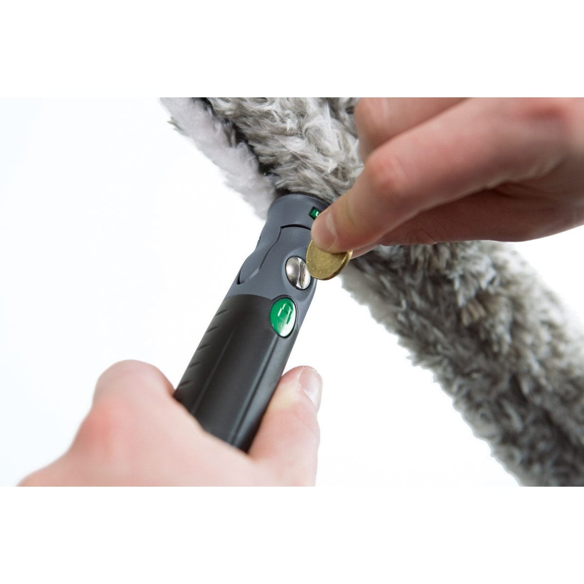 UNGER ErgoTec NinJa Einwascher mit abnehmbarer Wischfläche für einfache Reinigung