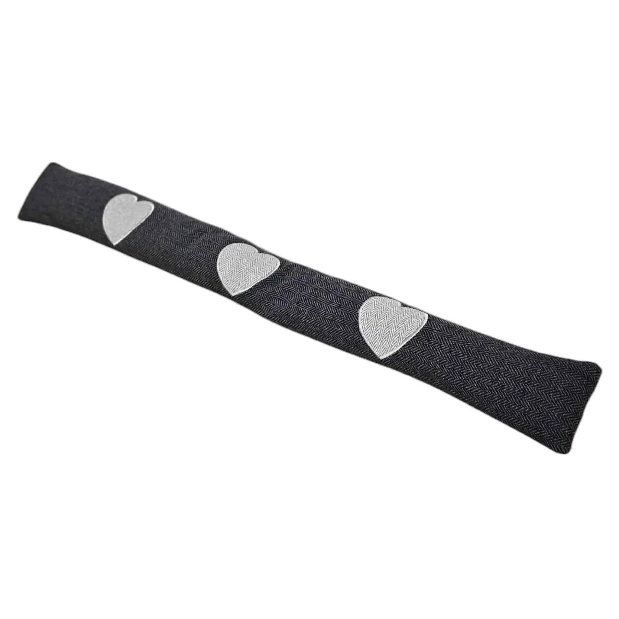 Zugluftstopper Windstopper Türdichtung Türvorleger Stern grau 90x10 cm