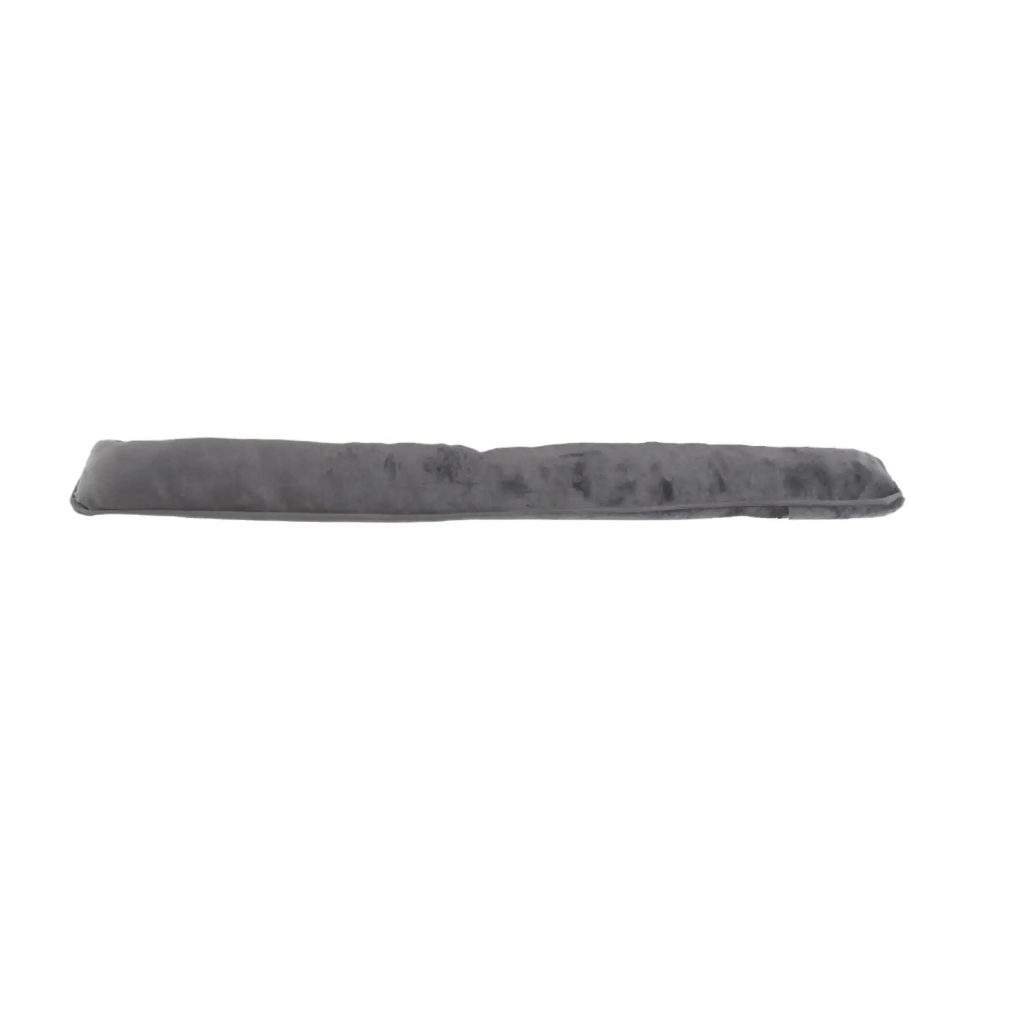 Zugluftstopper Microfaser 90 cm dunkelgrau mit Sandgewichten | Miamonda